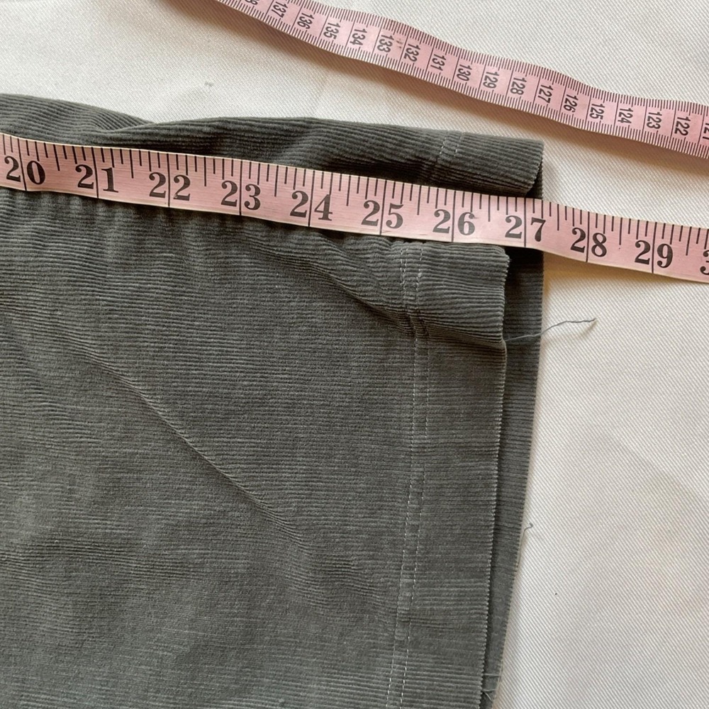 Talbots Gray‎ Fine Wale Corduroy Pants Women's Size 22 Vintage 90s Y2K - Picture 7 of 10